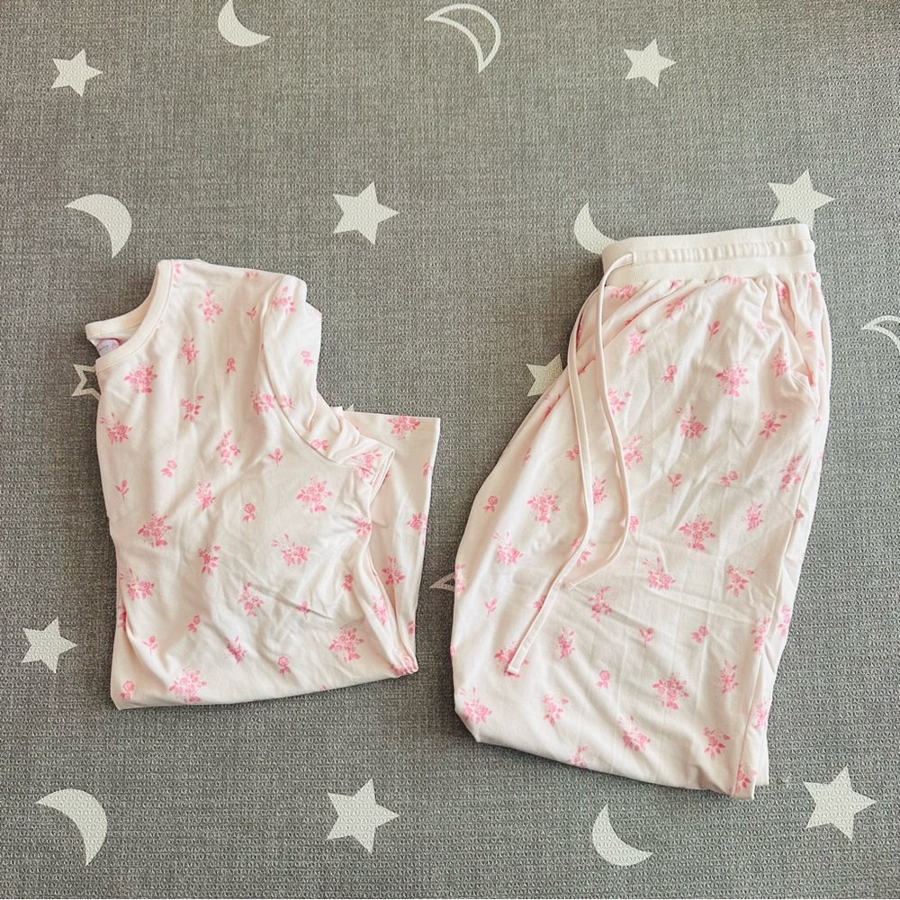 SweetHoney Pink Floral Pajama Set